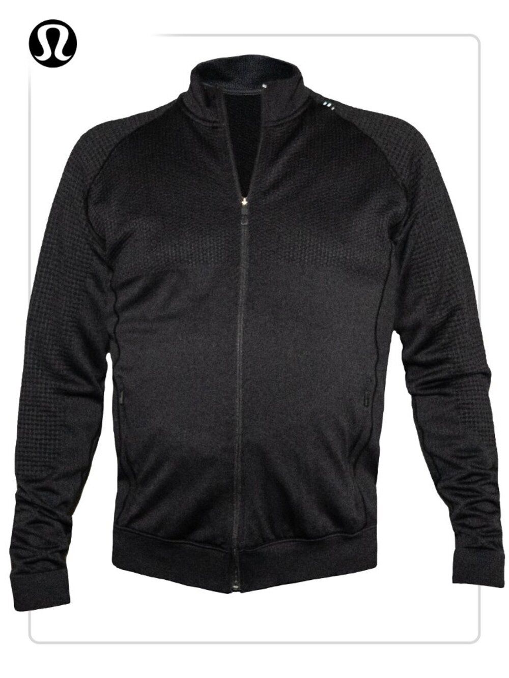 Lululemon Men's Black Zip Top (Size L)